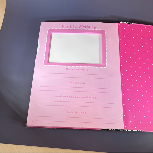 Baby Essentials 30 Page Memory Book Pink Baby Girl Baby Shower - Picture 7 of 9